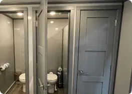 Luxury portable toilets